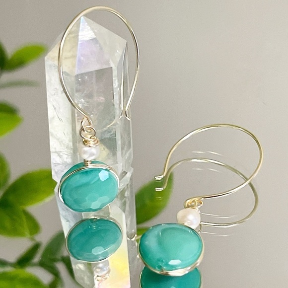 🎁Artisan ♥️wrapping cristals earrings - Picture 5 of 6